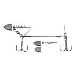 Swimbait System Double Stinger 2/0 12cm 27kg Exchangeable Weighted 5.10.15g Spinning System