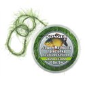 Camouflage leader with braided line light green 35lbs 5m
