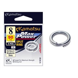 Max Power Split Ring K-2201 6.5mm 55kg SS