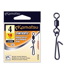 Swivel with Hanging Snap 10 5kg K-3018