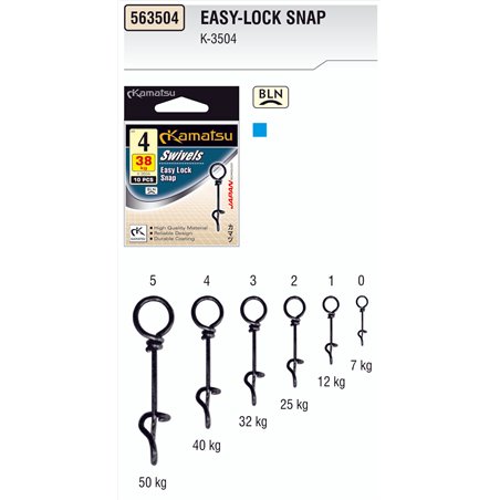 Easy Lock Snap 3BLN 32kg K-3504