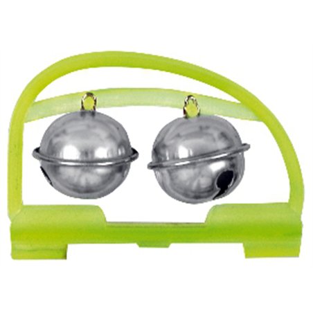 Double alarm bell 13 with glowstick slot