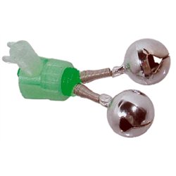 Double alarm bell 18mm 4 with glowstick slot