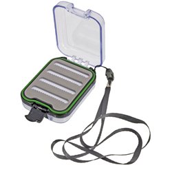 Fly Fishing Box Compartments:2 Double Sided 98x72x36mm