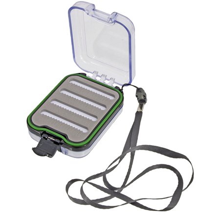 Fly Fishing Box Compartments:2 Double Sided 98x72x36mm