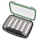 Fly Fishing Box Compartments:2 Double Sided 127x100x38mm