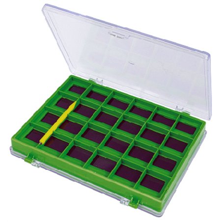 Box With Magnetic 44 Compartments Double Sided 146x105x20mm