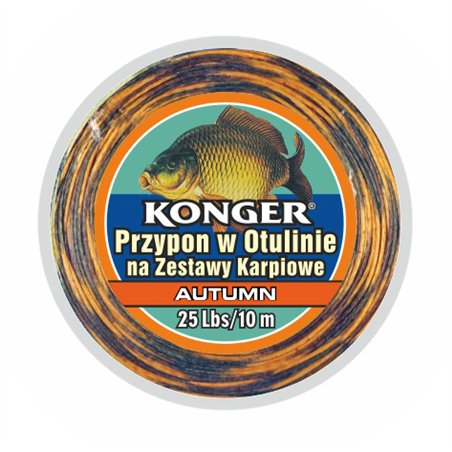 Semi Stiff Skin Braid Autumn for Carp Rig 45lbs 10m