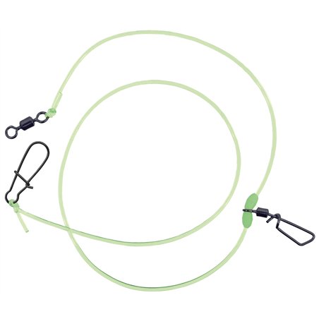 Power Gum Transparent Green Shock Absorber Ready Rig 0.80mm 6kg Method Feeder