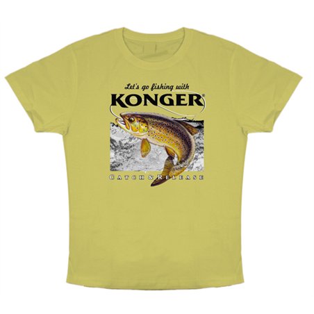 T-Shirt Trout Sand Size M