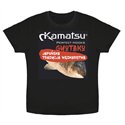 Kamatsu T-Shirt Gyotaku Black Size M