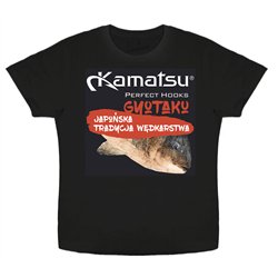 Kamatsu T-Shirt Gyotaku Black Size XL