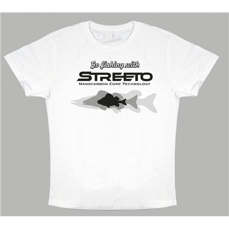 Streeto T-Shirt White Size XXL
