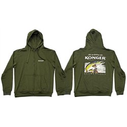 Green hoodie Pike size L