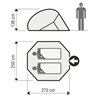 Tent 3 Without Overwrap 270 X 250 X 138