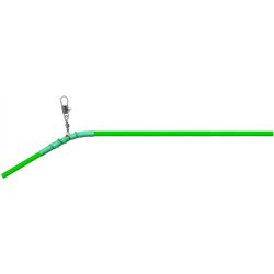 Paternoster Eco Zielony Łamany z Krętlikiem i Agrafką 20cm