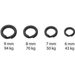 Split Ring Big Game 8/70kg Dread Cat