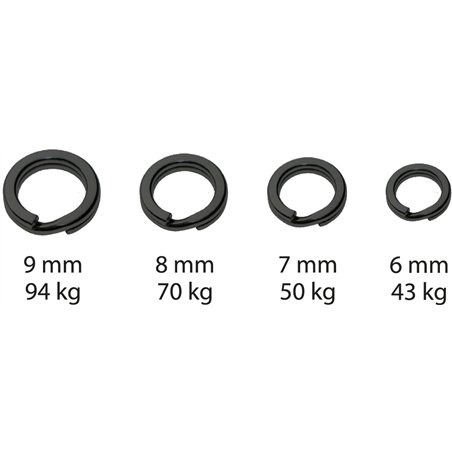 Split Ring Big Game 9/94kg Dread Cat