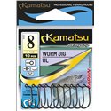 Kamatsu Worm Jig Ul 8 Black Nickel Ringed