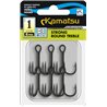 Kamatsu Strong Round Treble 8 Black Nickel