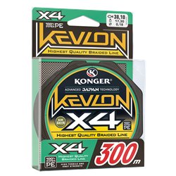 Kevlon Black X4 0,14mm/300m Konger