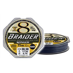 Braider X8 Black 0.12/10m