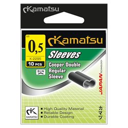 Double Copper Crimp Tube K-2295 0.8mm/8mm BLN Kamatsu