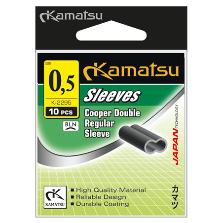 Double Copper Crimp Tube K-2295 1.1mm/10mm BLN Kamatsu