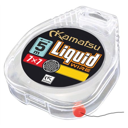 Kamatsu Liquid Wire 7x7 Trace Leader Spool 5m/12kg