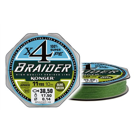 Braider X4 Olive Green 0.04/10m