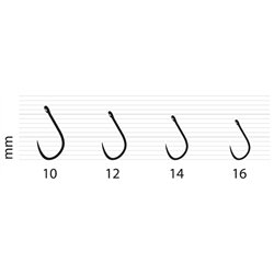 Hook Methodman Lite Grip Titanium Grey Barbless Size 16