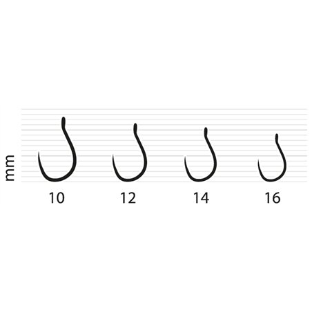 Hook Methodman Power Grip Titanium Grey Barbless Size 10