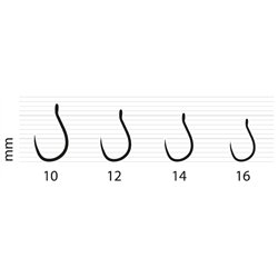 Hook Methodman Power Grip Titanium Grey Barbless Size 12