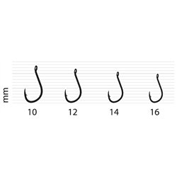 Haczyk Methodman Speed Grip Titanium Grey Barbed Rozmiar 16