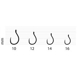 Hook Methodman Supreme Grip Titanium Grey Barbless Size 10