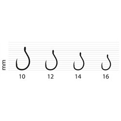 Hook Methodman Supreme Grip Titanium Grey Barbed Size 12