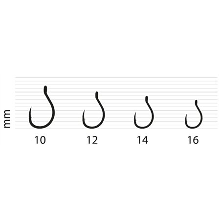 Hook Methodman Supreme Grip Titanium Grey Barbed Size 12