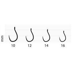 Hook Methodman Power Grip Titanium Grey Barbed Rozmiar 16