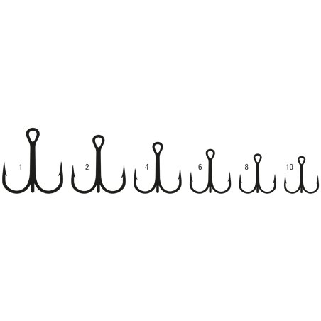 Konger Tri-Stinger Treble Hooks Size 1 BLN 0