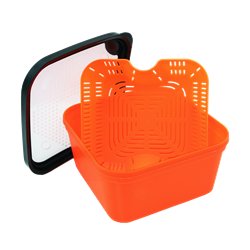 Pellet Soaker Box Methodman Pellet Soaker 2.3l 16.5x16.5x8.5cm