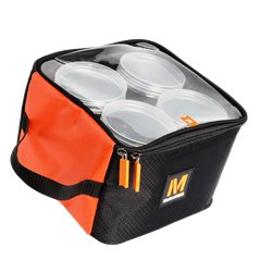 Torba Z 4 Pojemnikami Na Zanęty I Pellety Bait Combo Methodman 21x21x16cm