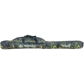 Rod cover Cover For Rods With Reels Clover 100cm Konger 2 Compartments