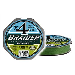 Braider X4 Olive Green 0.16/150m