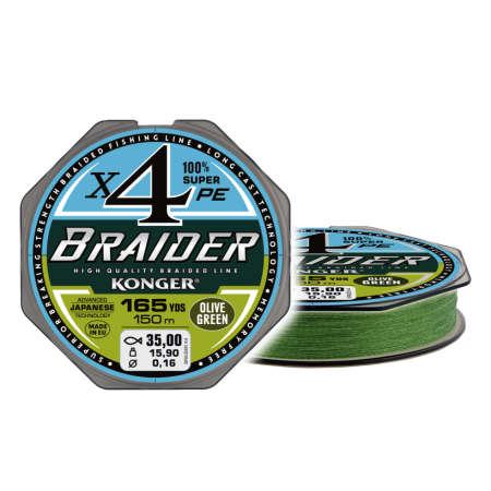 Braider X4 Olive Green 0,50/150m