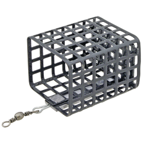 Block End Steel Feeder "Square" 50g