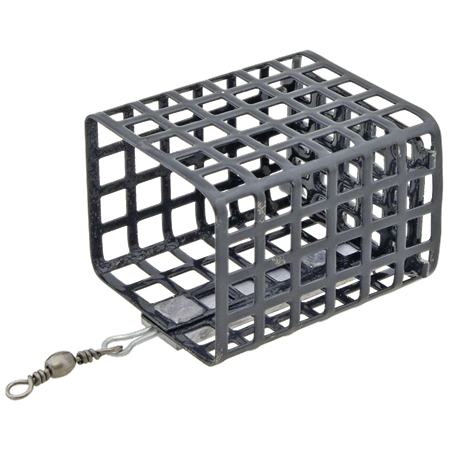 Block End Steel Feeder "Square" 60g