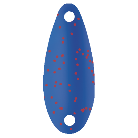 Wahadłówka Trout Spoon 35 Red Glitter Shiny Blue & Silver