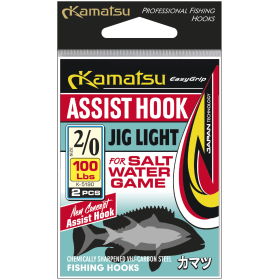 Kamatsu Assist Hook Jig Light 1/0 100lbs Hook