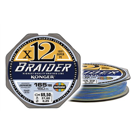 Braider X12 Multicolor 0.25/150m