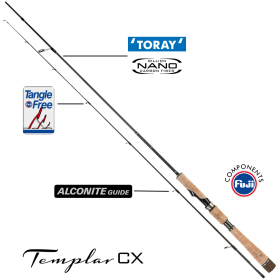 Templar CX Nano Carbon Perch 200/2-12 Fishing Rod